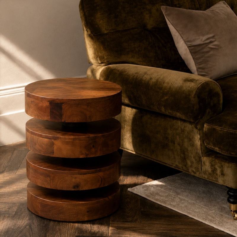 Tulum Wooden Side Table