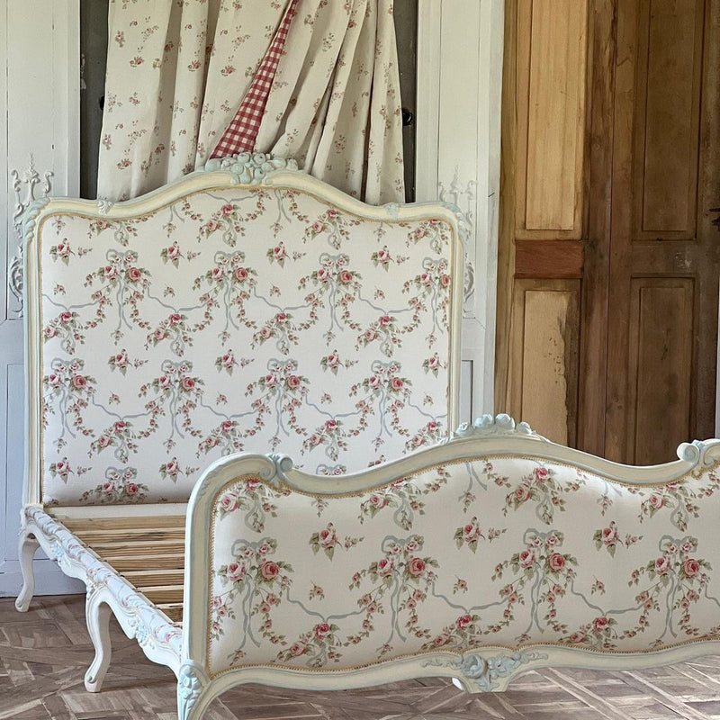 Louis XV upholstered bed