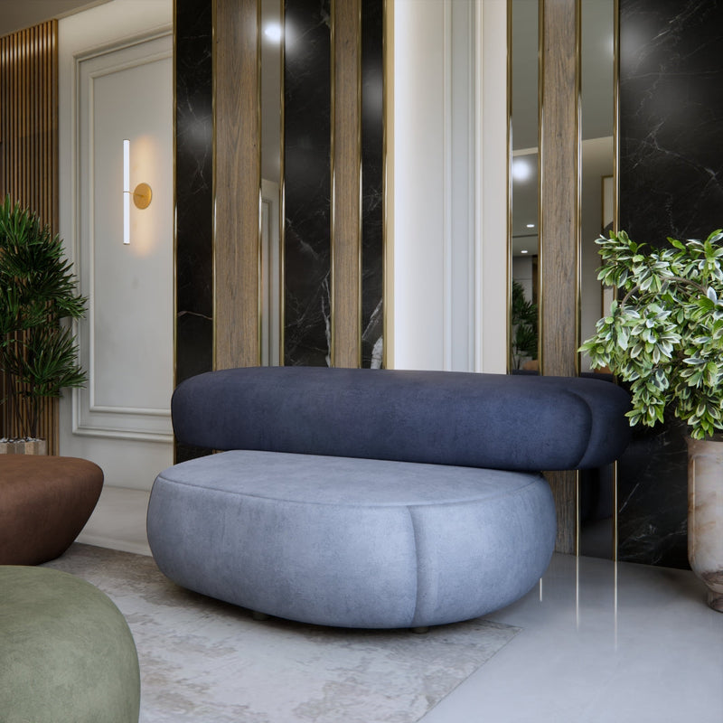 Ocean Mist Pebble Accent Sofa