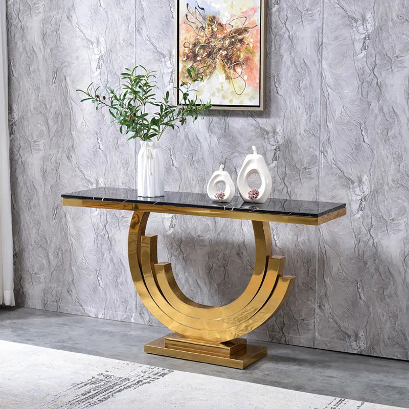 Mozo Designer Luxury Console with  Marble Top