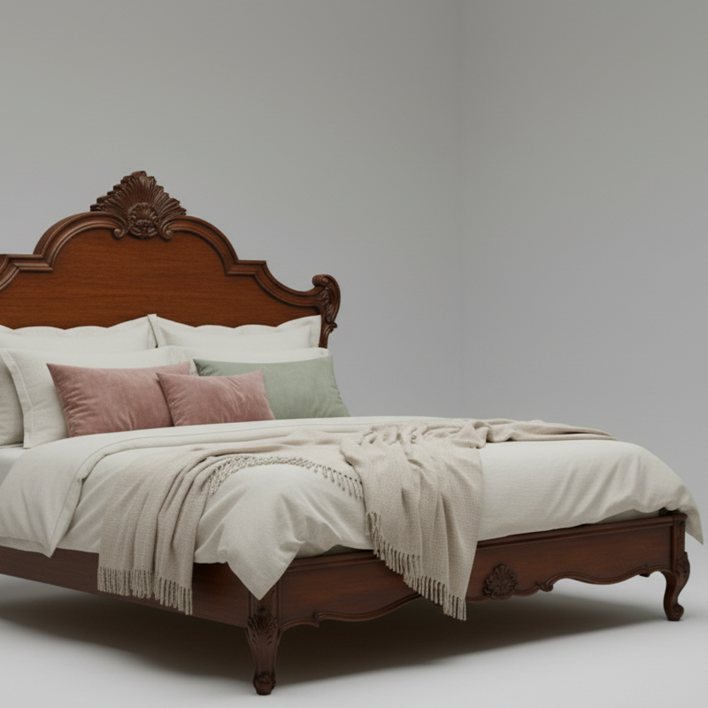 Royal Mahogany Bed