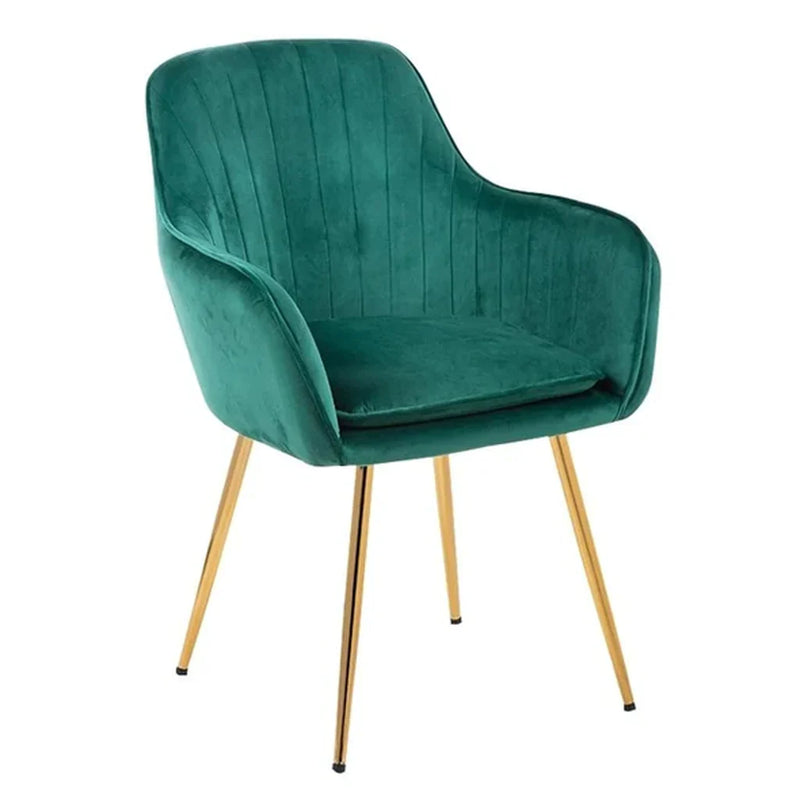 Dialect Modern High Tufted Back Luxury Green Lounge Chair