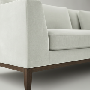Track Arm Sofa — Tailored Wood Base, made to order by Wooden Empiro — view 3