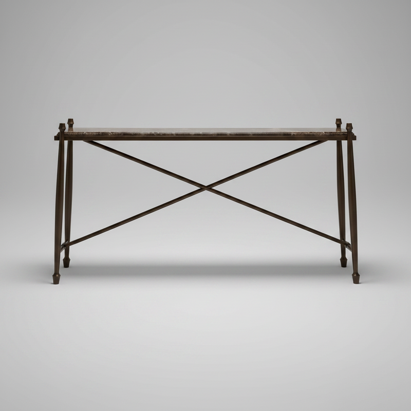 Crossbar Console Table