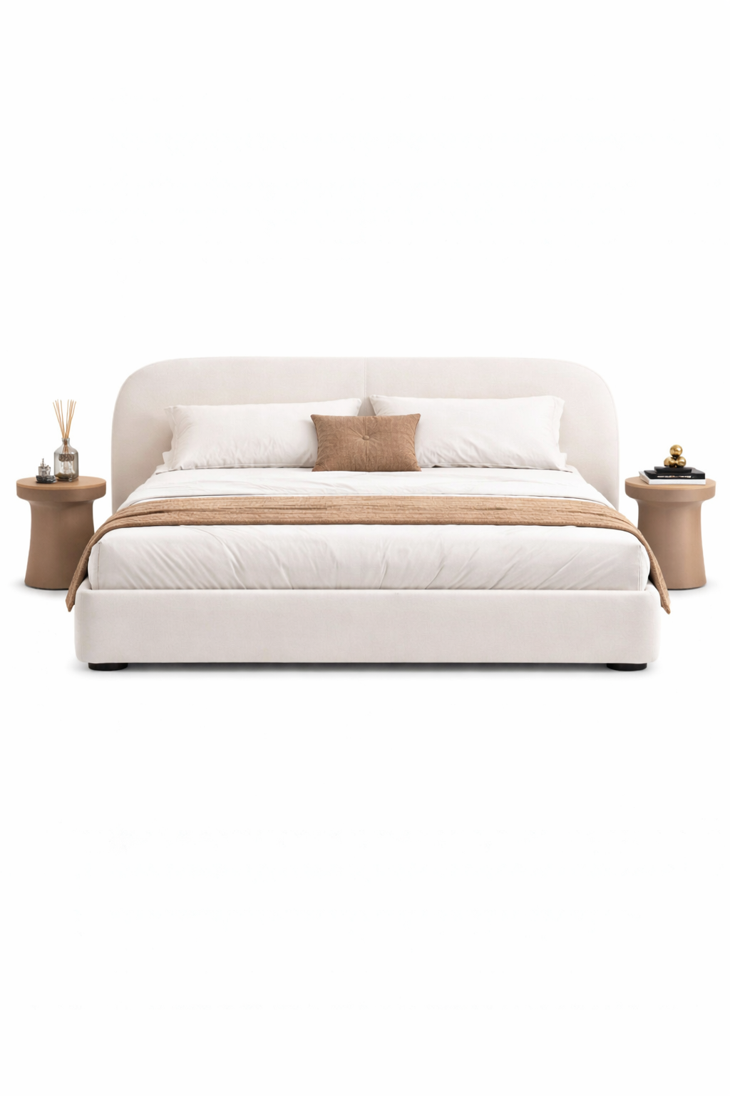 Calma Modern Upholstered Bed