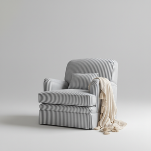 The Hampton Stripe Chair – Striped Lounge Chair