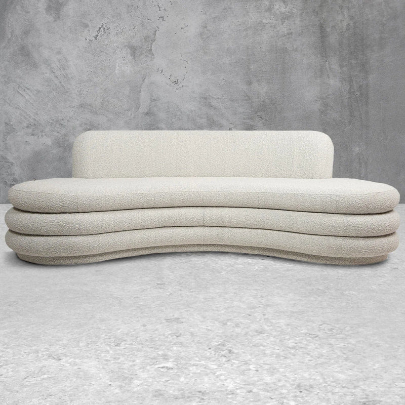 4 Seater WaveLayer Modern Curved Sofa