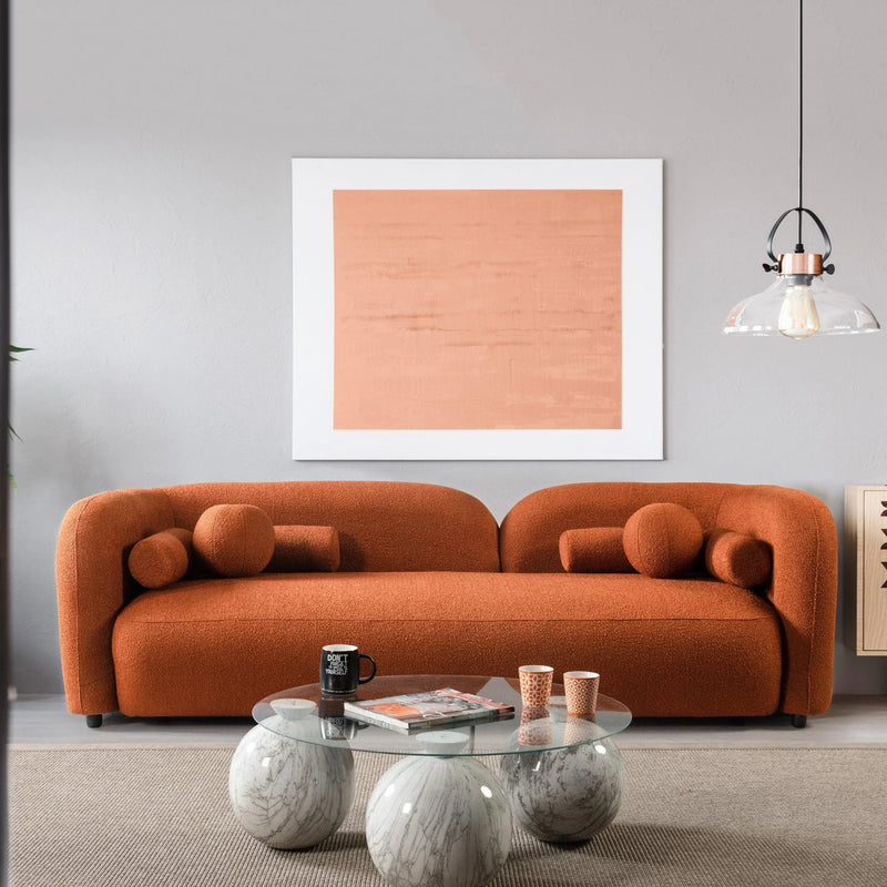 Avlan Boucle Modern Luxury 3 Seater Sofa