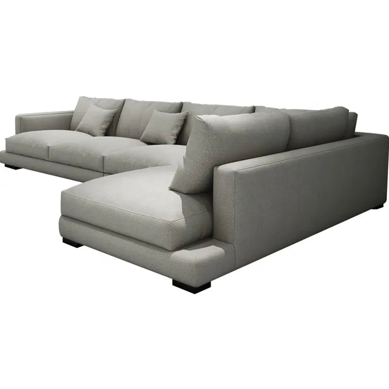 Titanic Modern Luxury Deep White Sectional  Large Corner Sofa Final Part Pay