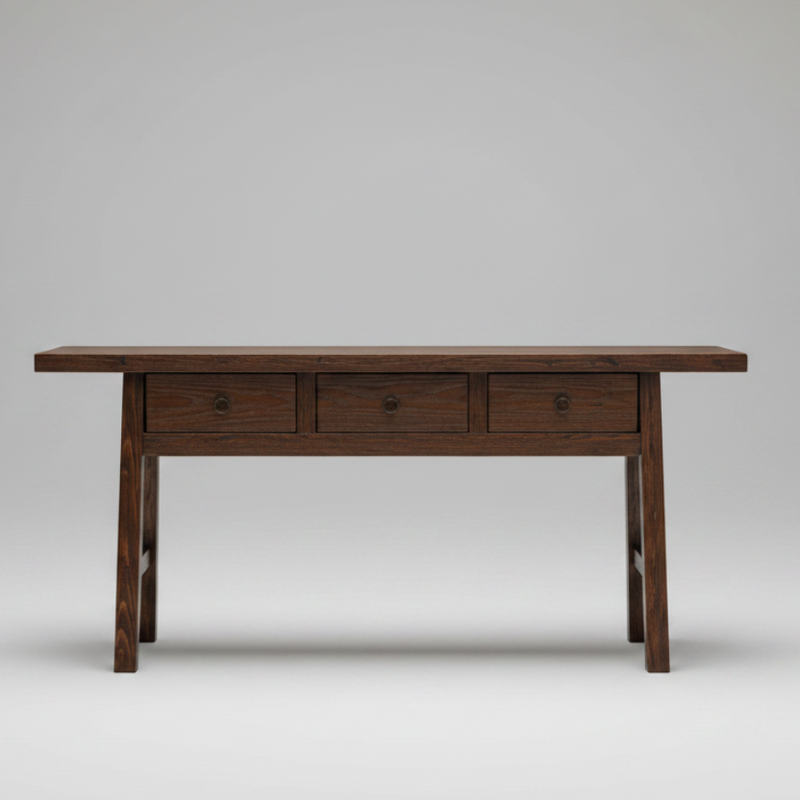 Slatted Console Table