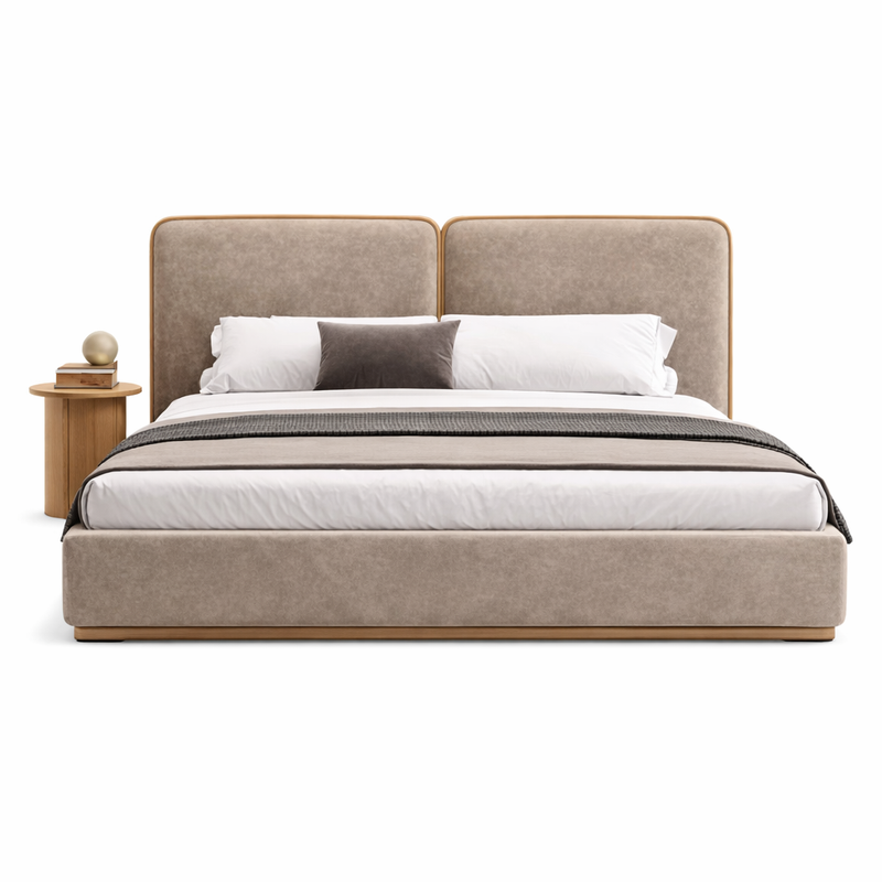 Tavira Luxury Upholstered Plush Bed