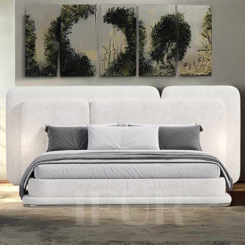 HavenStack Luxury Minimalist Upholstered Bed