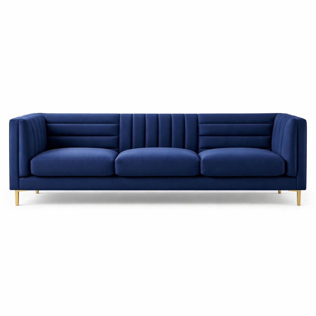 Kely Modern Velvet Upholstery Luxury Sofa