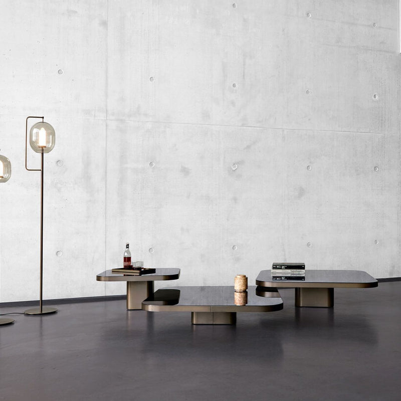Rusta Modern Contemporary Nesting Coffee Table Set Of 3