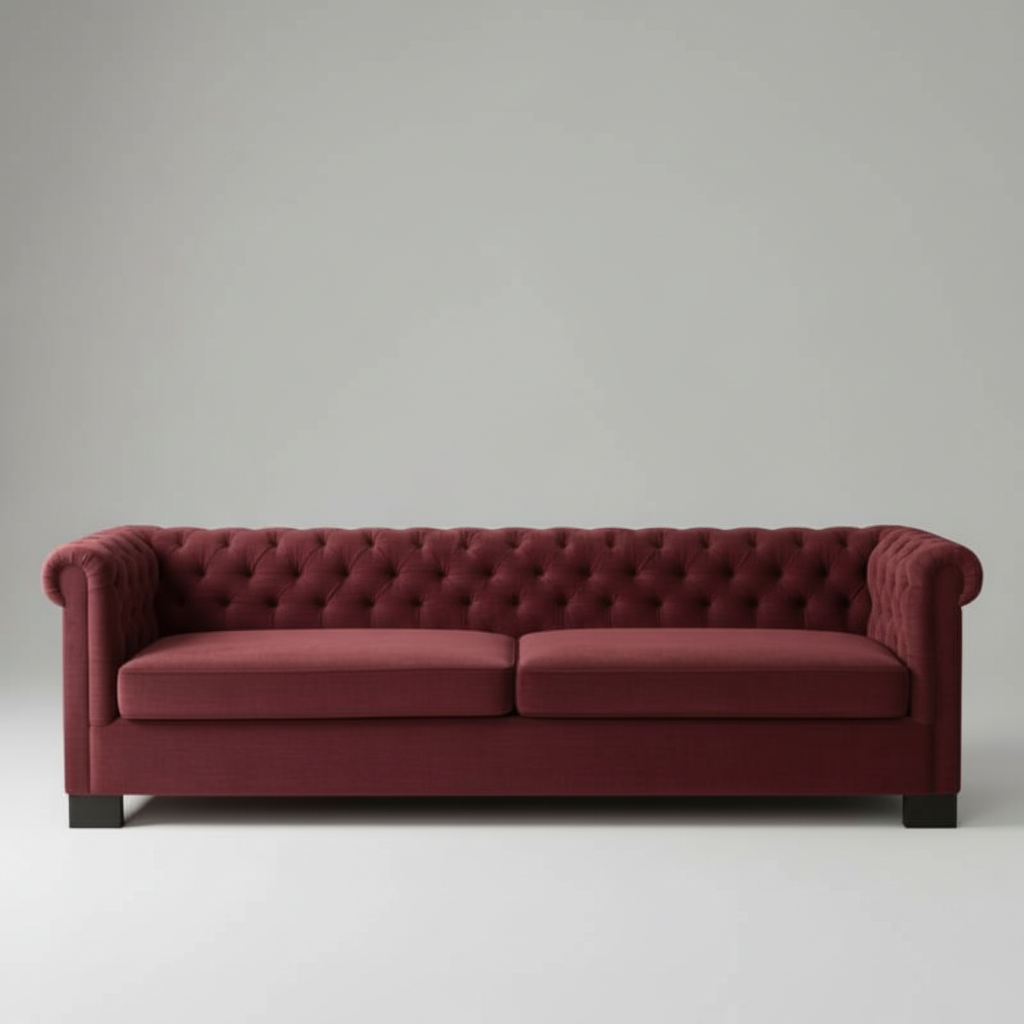 Chesterfield Sofa — Deep Button Tufted, made to order by Wooden Empiro — view 3