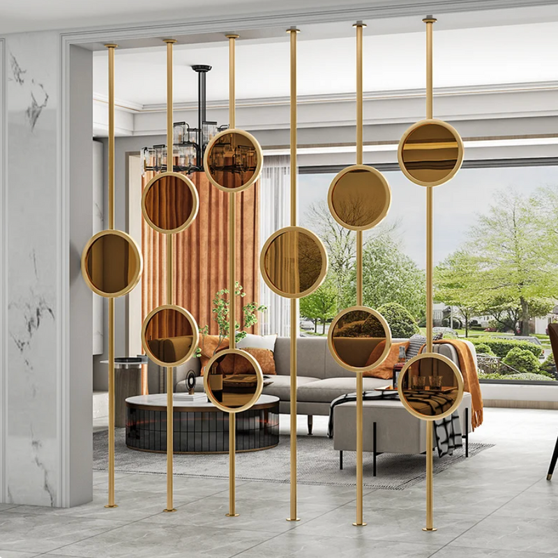 Bosco Minimalist Steel Partition Set of 6