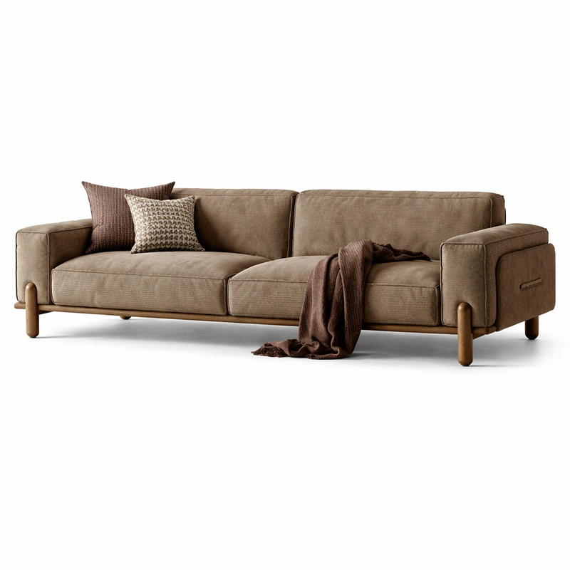 Carley Modern Retro 3 Seater luxury Sofa Set