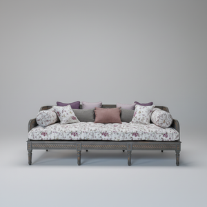 Diwan Day Bed — Traditional Lounger, made to order by Wooden Empiro