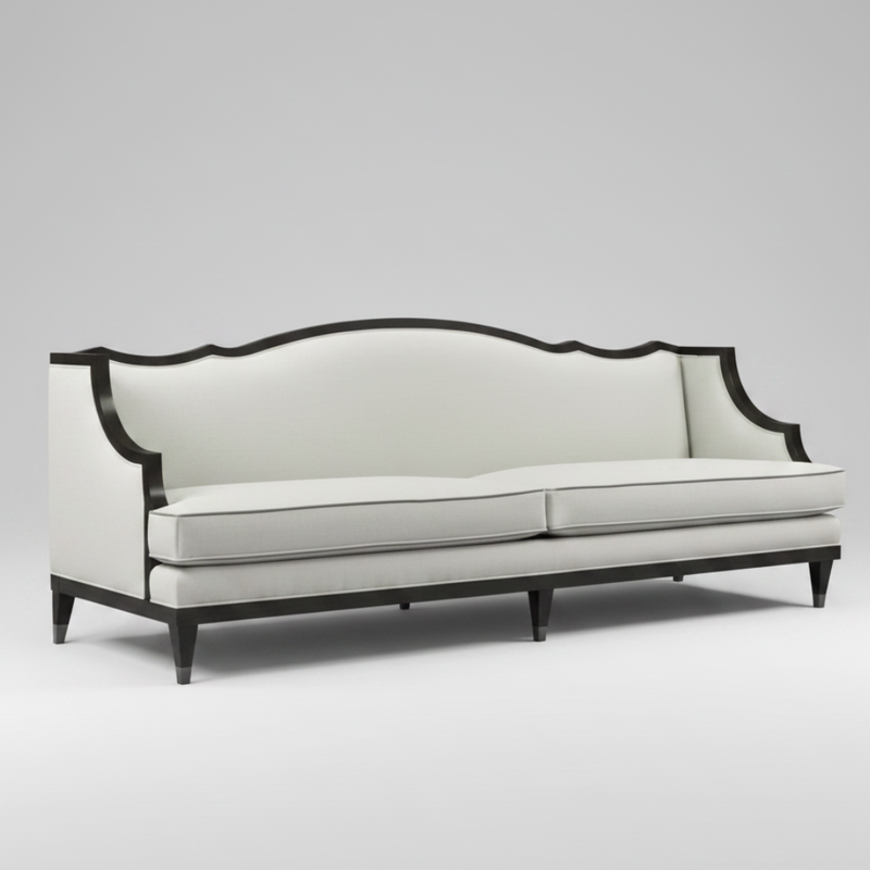 Ivory Silhouette Sofa
