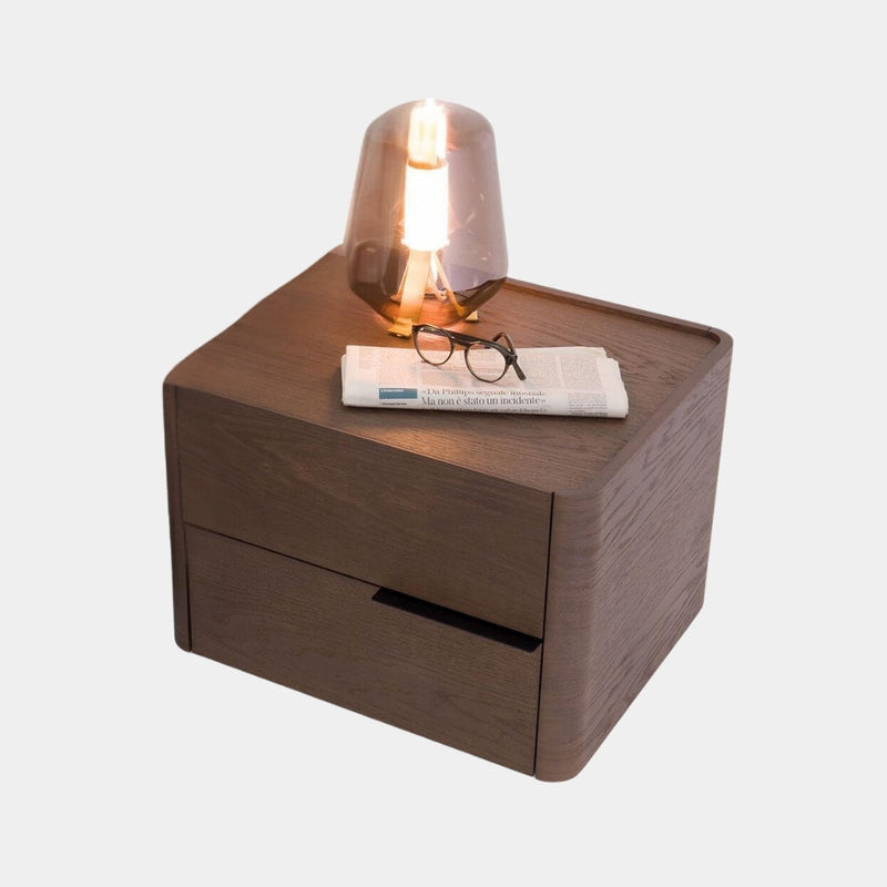 Dark Wood Bedroom Side Table