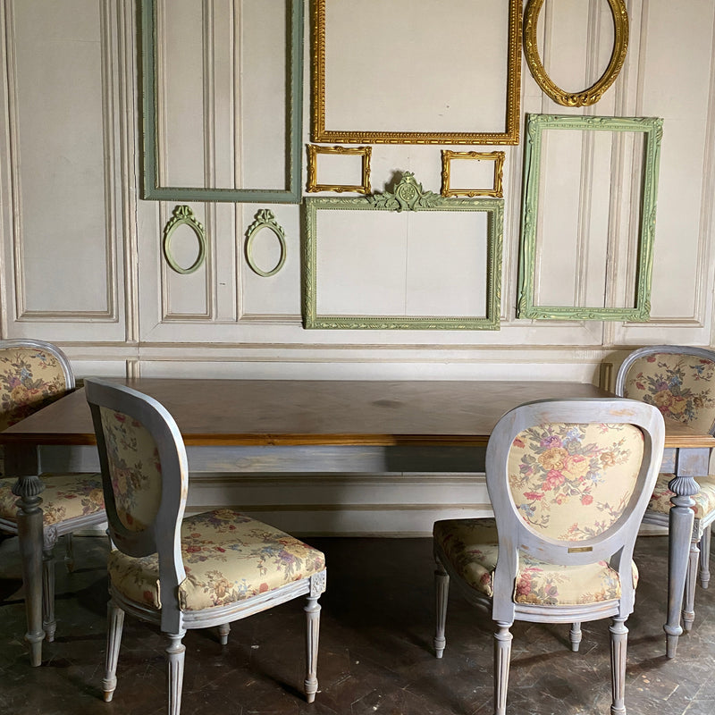 Refectory style dining table