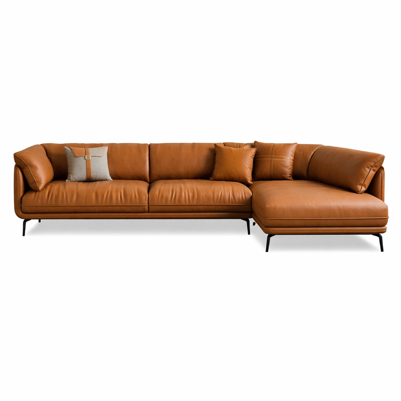 Macaca Modern 6 Seater Luxury Corner Sleek Sofa