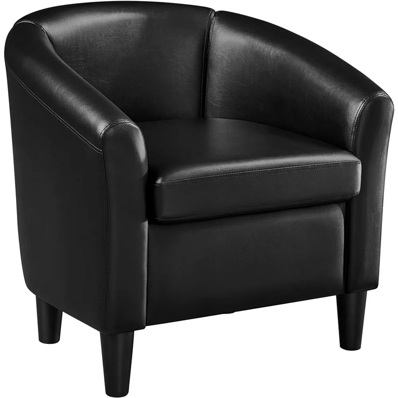 The Starlight Chair Black Leather Modern Chair