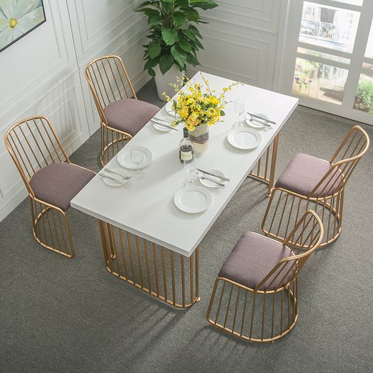 Majestic 4 Seater Dining set featuring a natural stone table top