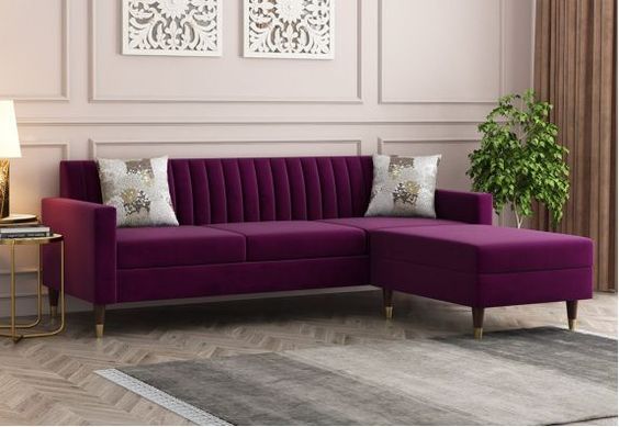 Ela Modern Minimilist L-Shaped Sofa