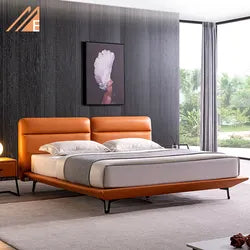 Opulent Luxury Upholstered Bed In Leatherette