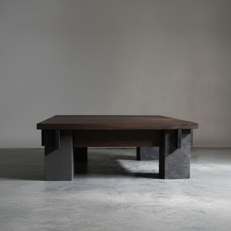 Blocky Wood Table