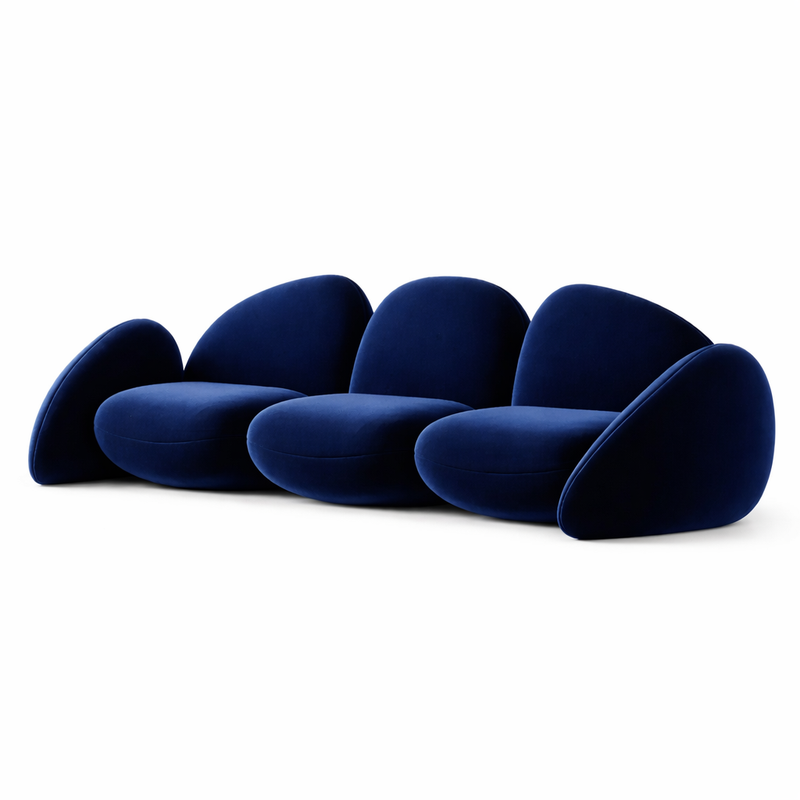 Rysa Wooden Empiro Modern Designer Curvy Sofa
