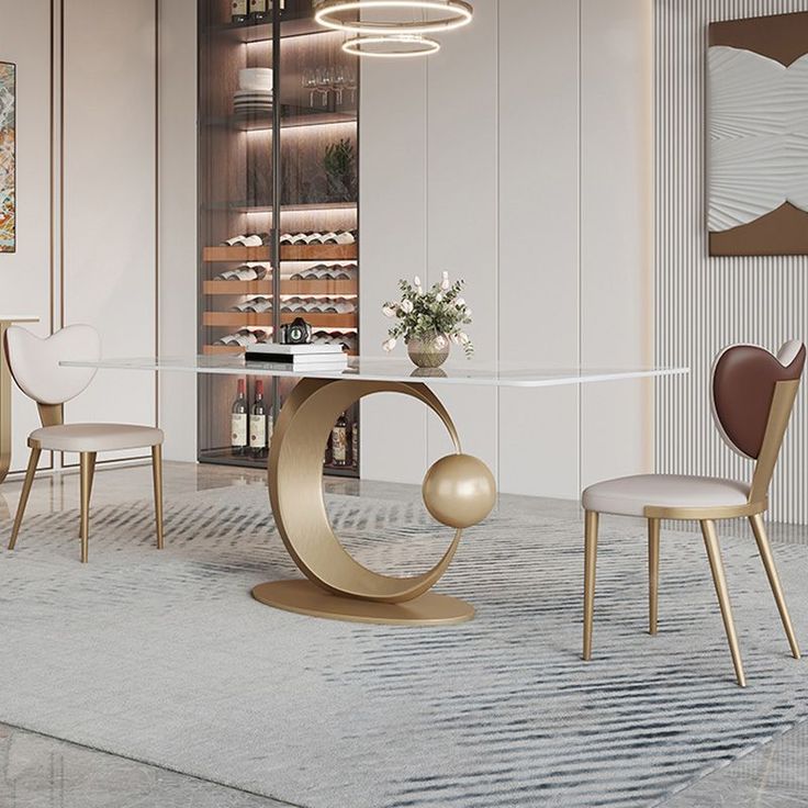 Zehan Modern Contemporary Luxury Dining Set