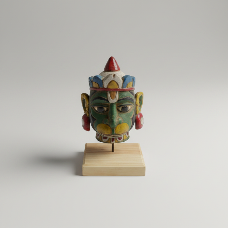Hanuman Head Sculpture