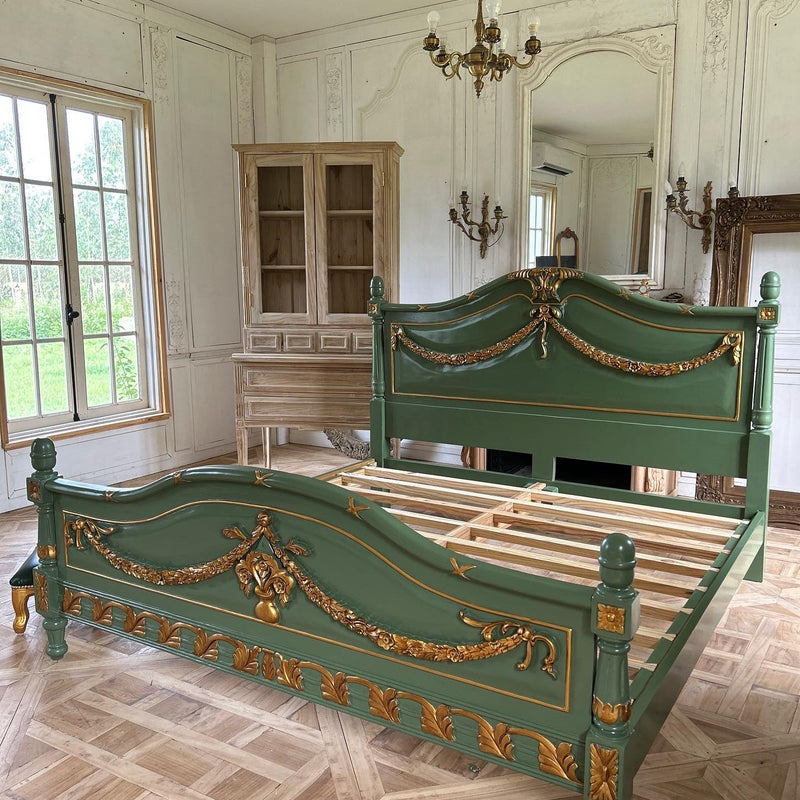 Louis XVI bed with wreaths