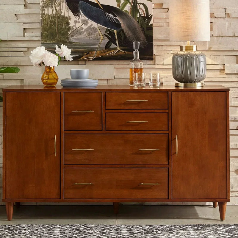 Multi-Functional Mid-Century Sideboard – Dining or Storage Solution