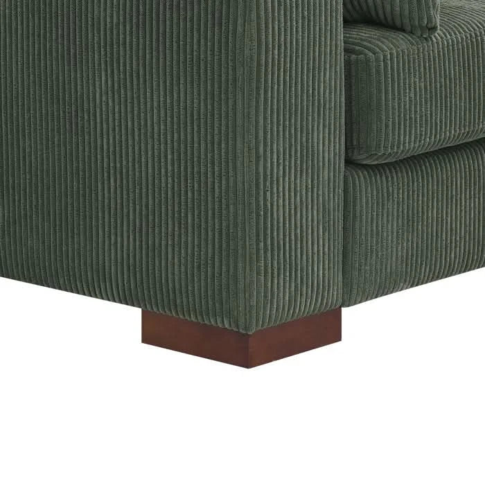 Compact Square Arm Sofa – Space-Saving Couch for Apartments