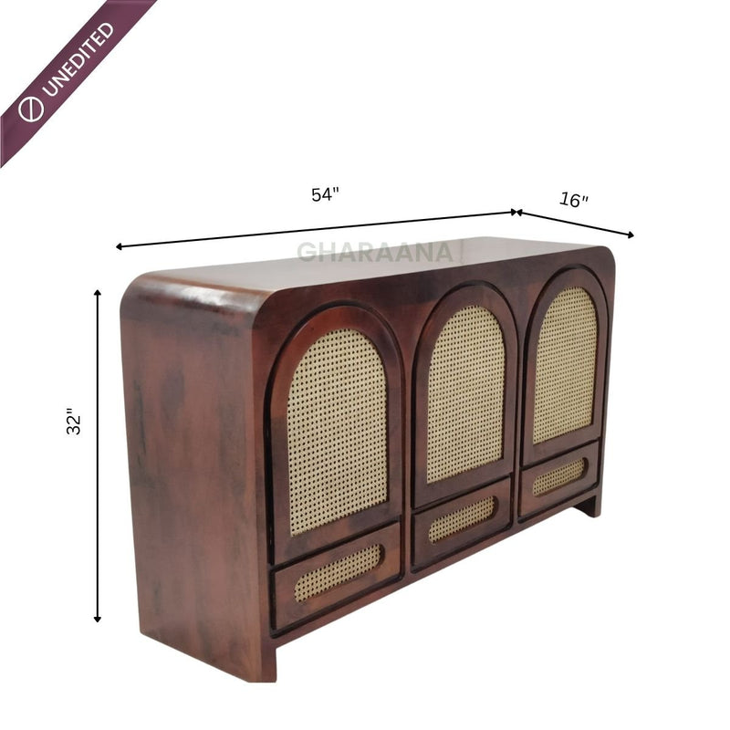 Vyut Wooden 54" Crockery Cabinet