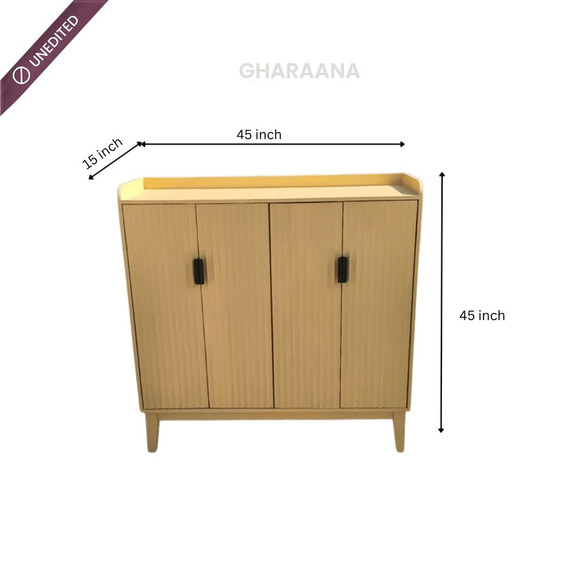Isharya Wooden Full Size Shoe Cabinet