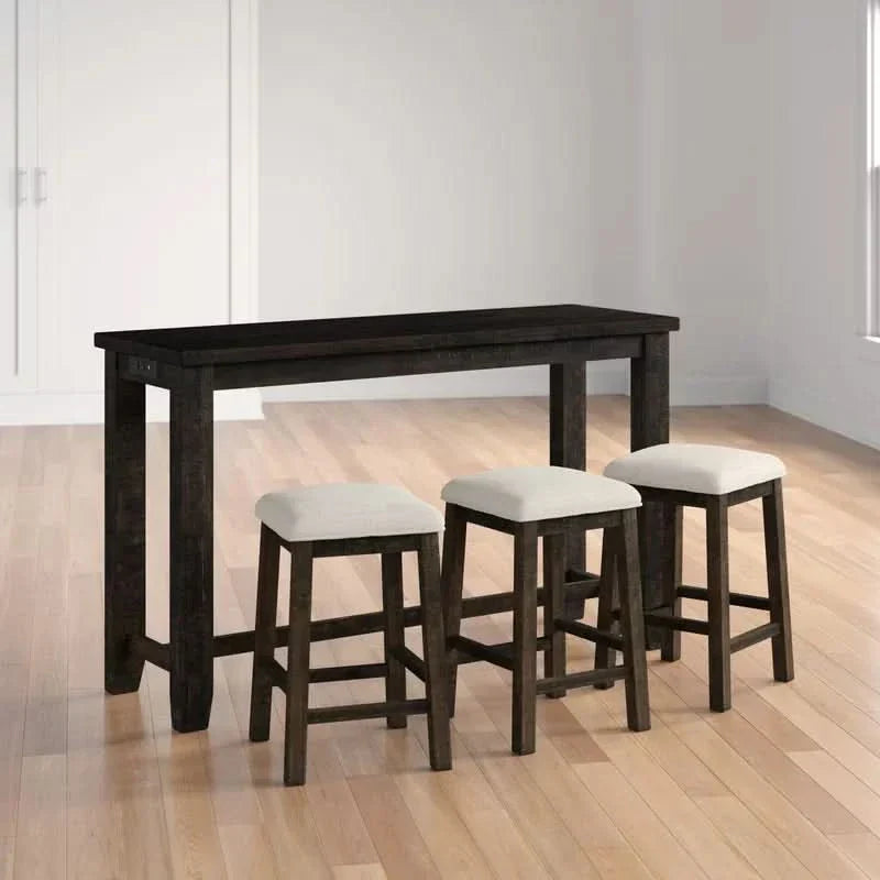 Jaspertob 3 Seater Solid Wood Dining Set - Wooden Empiro