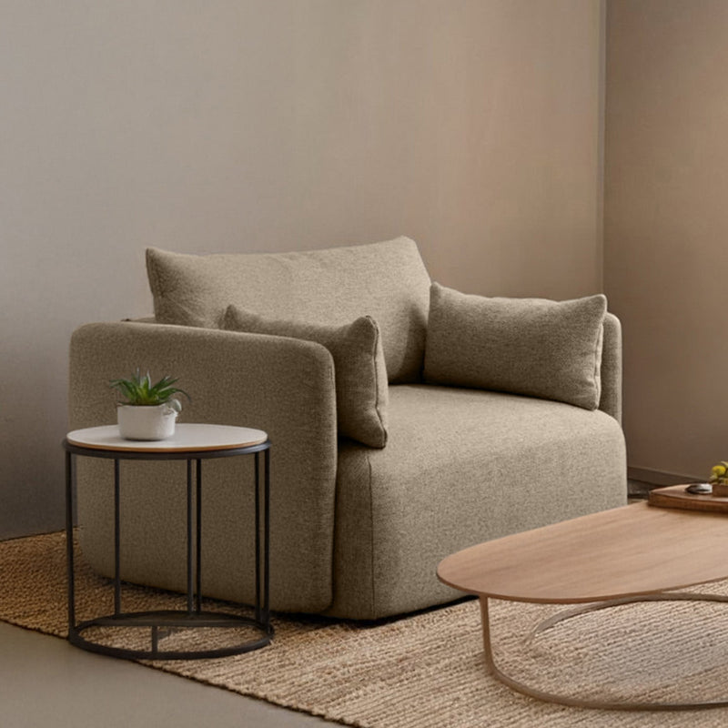 Sicily 1 Seater Sofa in Off White
