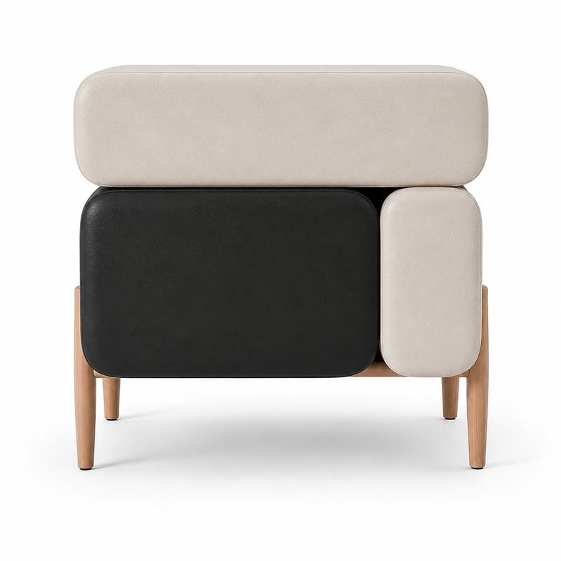 The Elvora Bedside Table — Modern Nightstand with Smart Storage