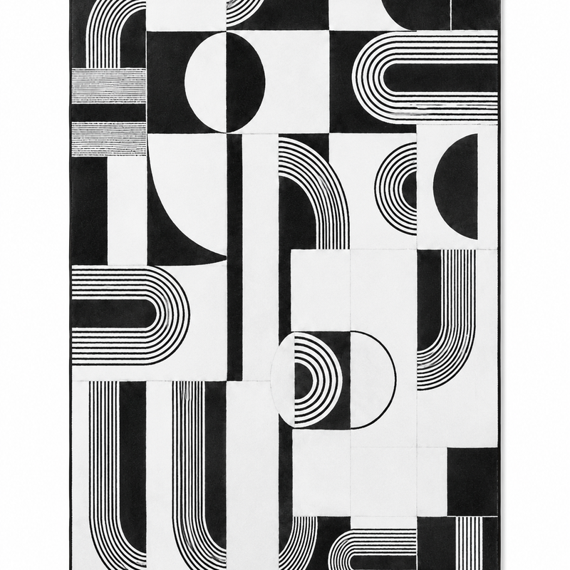 The Solstice Rug — Luxury Modern Abstract Area Rug