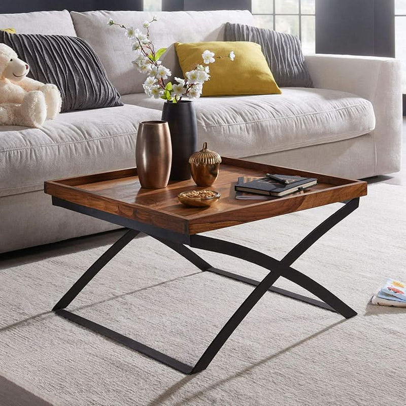 Zurrex Solid Wood Coffee Table - Craft Decor