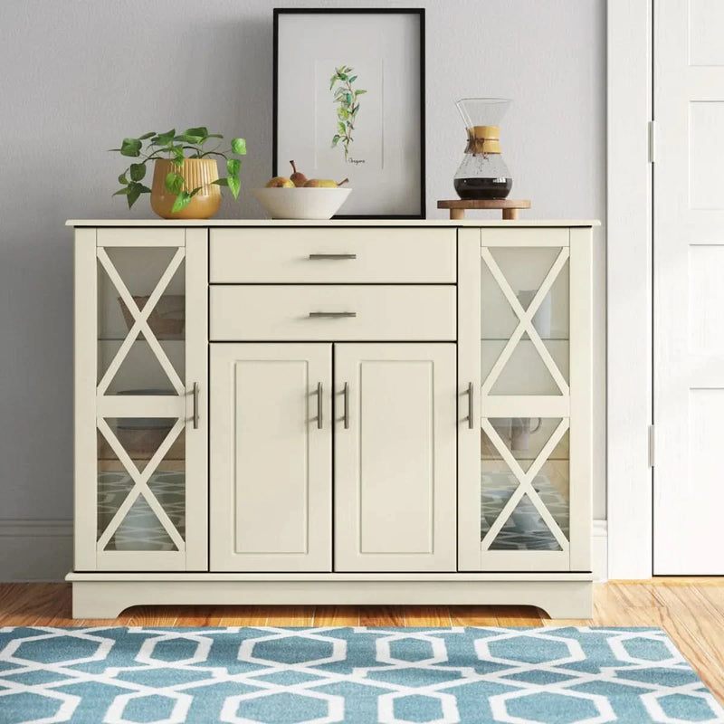 2 Drawer Sideboard – Stylish Wooden Storage Cabinet for Dining Room