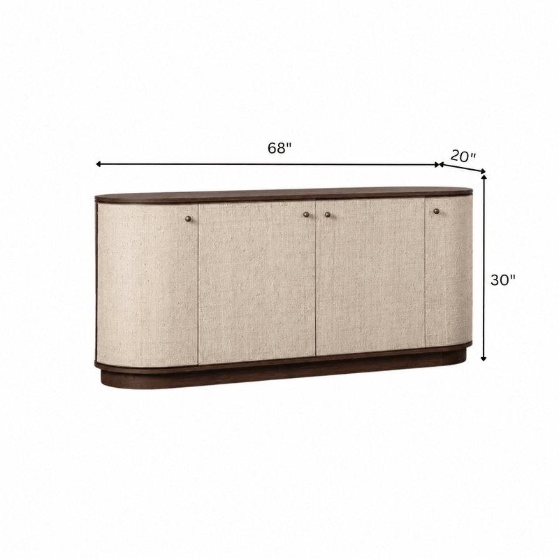 Maya Wooden Storage Cabinet
