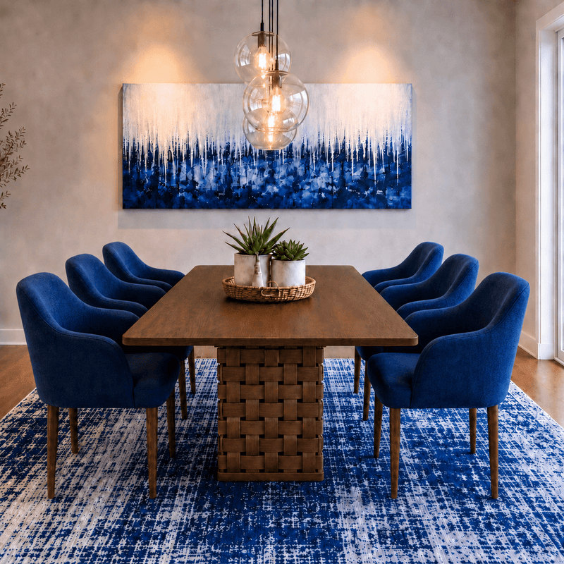 Alexa Wooden Dining Table Set
