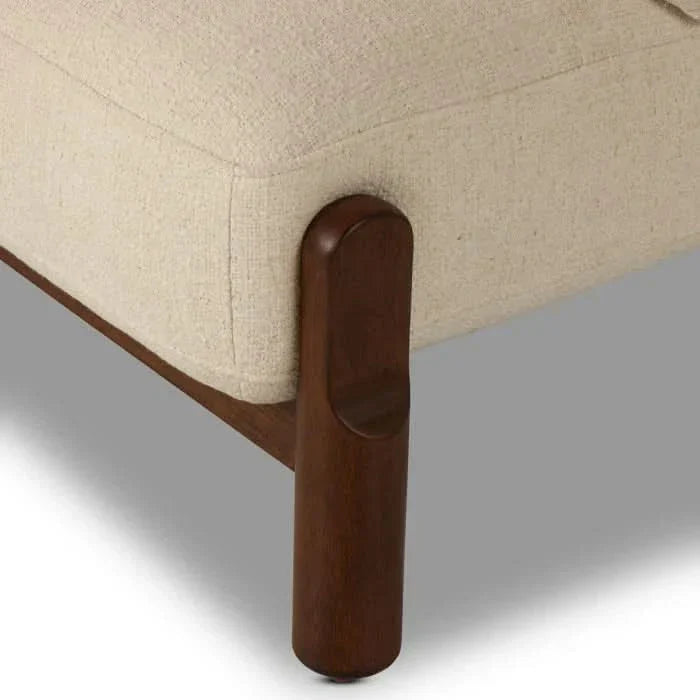 Zaerta 34'' Wide Barrel Chair - Wooden Empiro