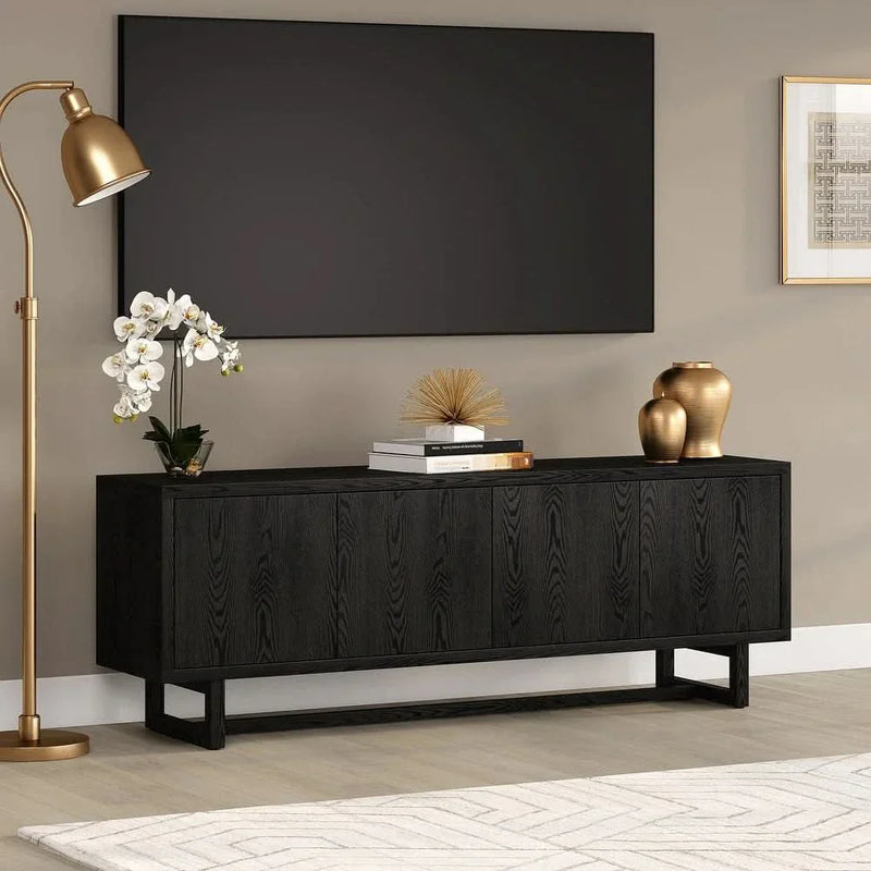 Qer Rectangular TV Stand - Wooden Empiro
