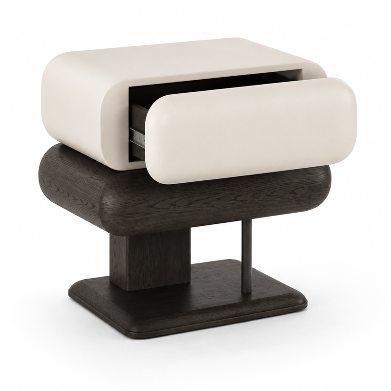 The Morvane Bedside Table — Luxury Designer Nightstand with Storage
